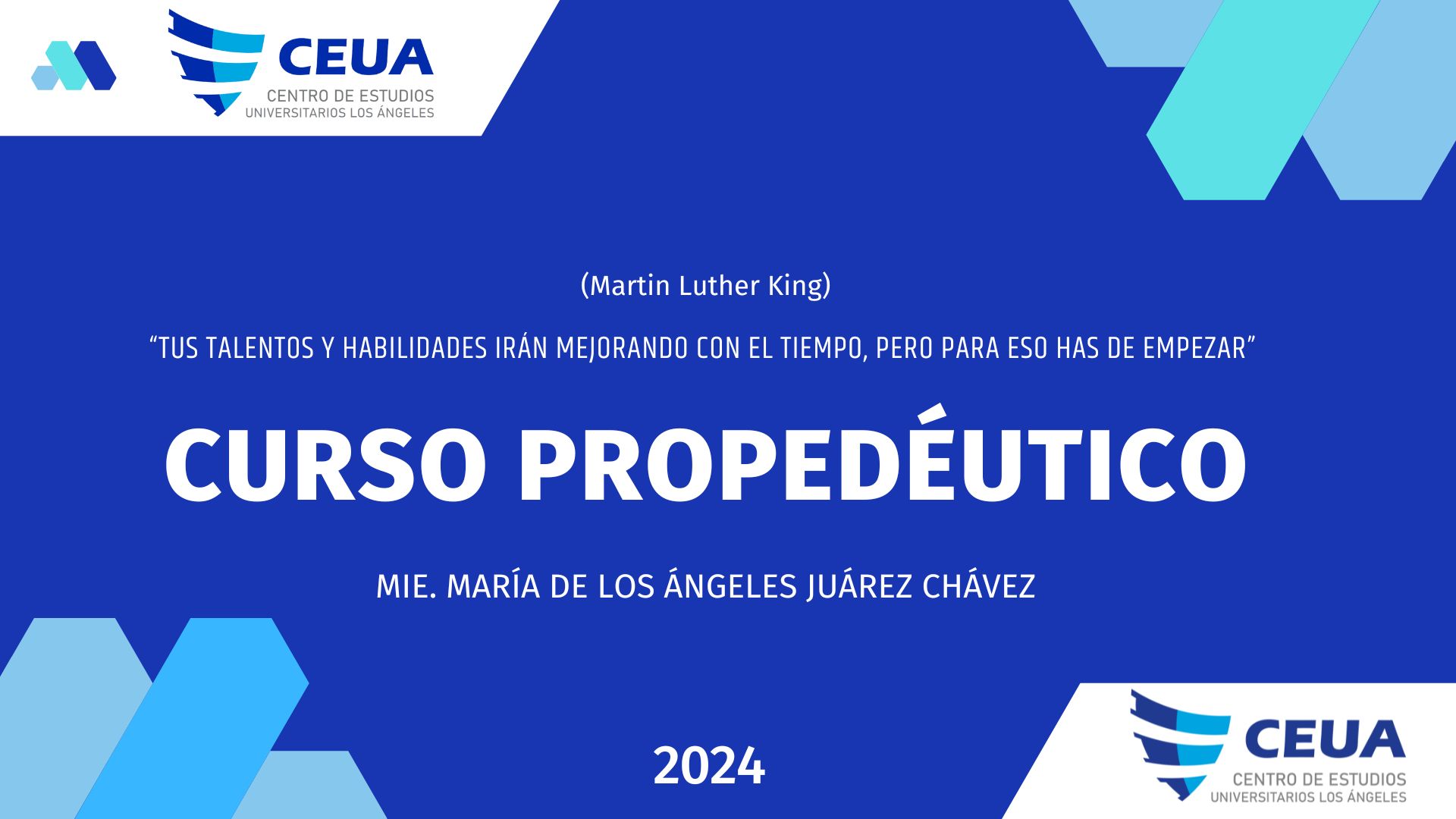 Curso Propedéutico de Licenciatura