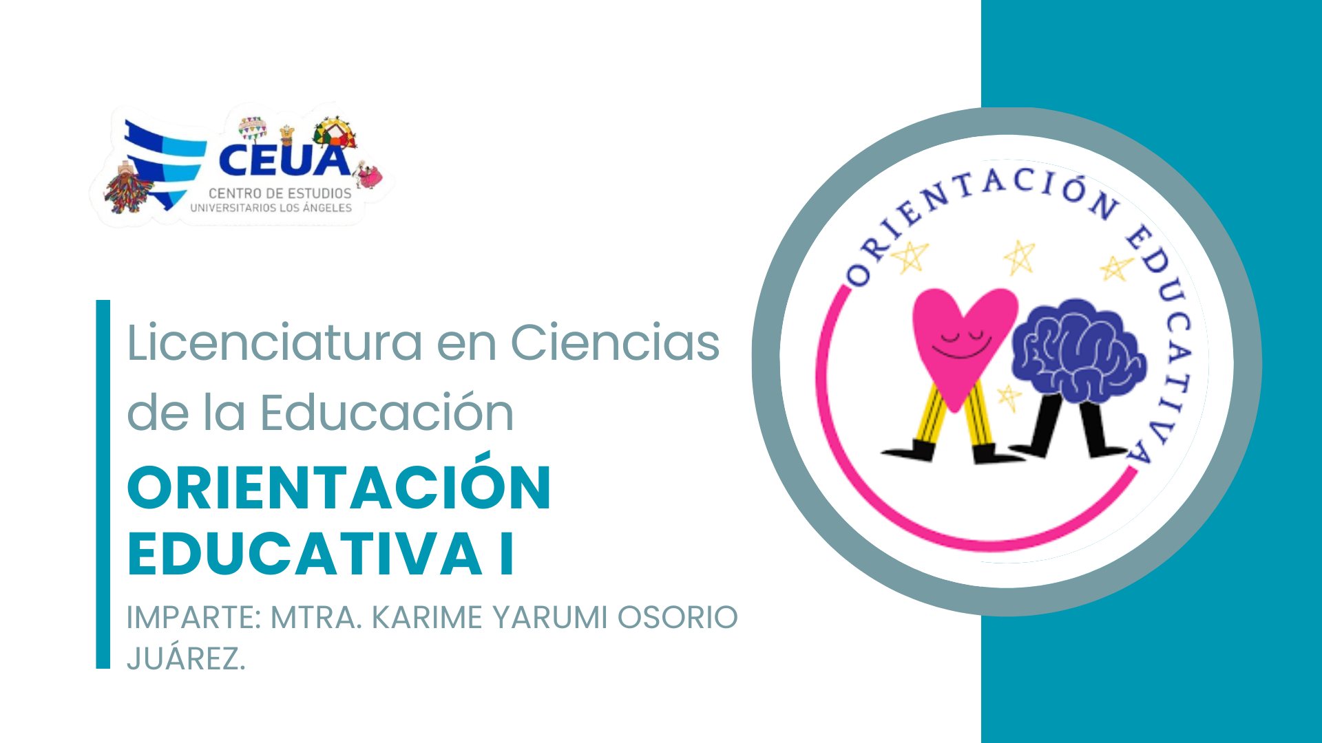 ORIENTACIÓN EDUCATIVA I