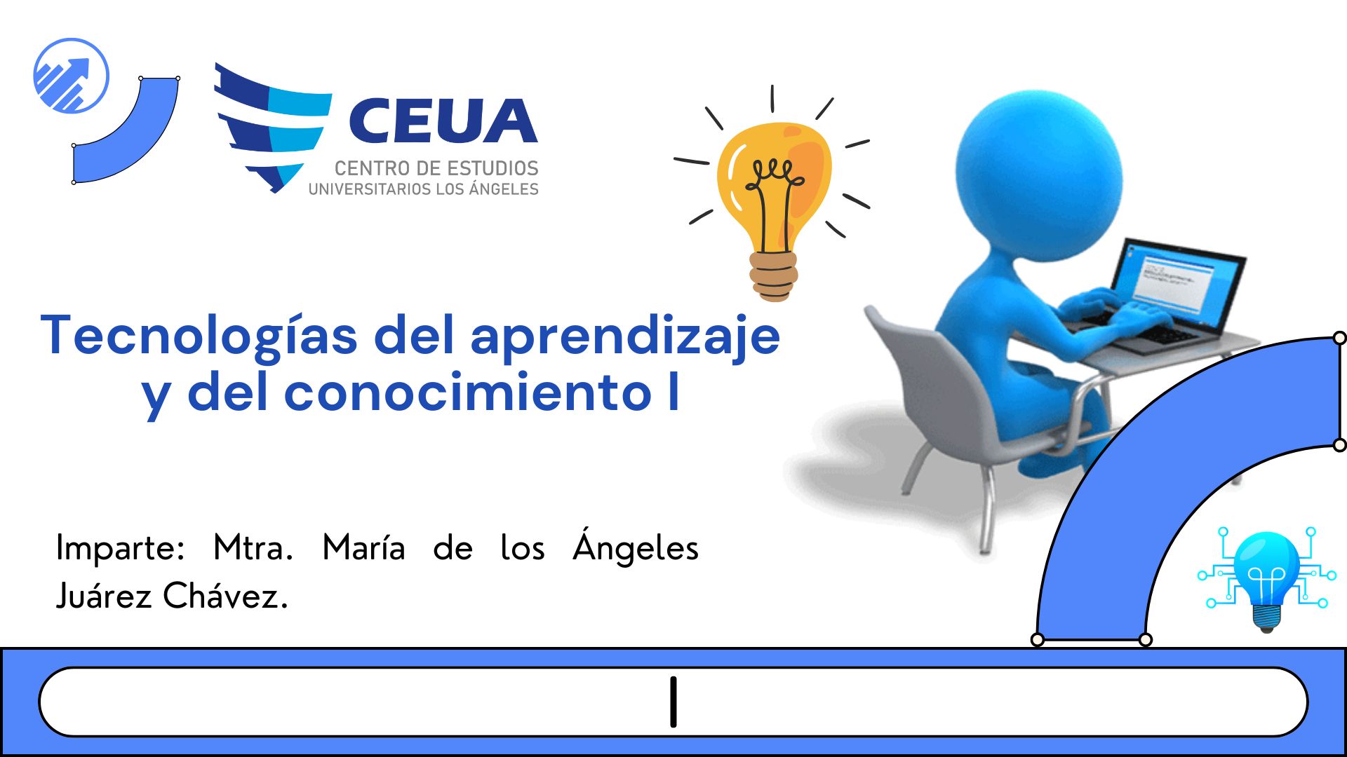 TECNOLOGÍAS DEL APRENDIZAJE Y DEL CONOCIMIENTO I